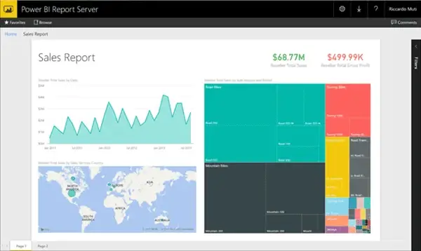 Relat&oacute;rio Power bi